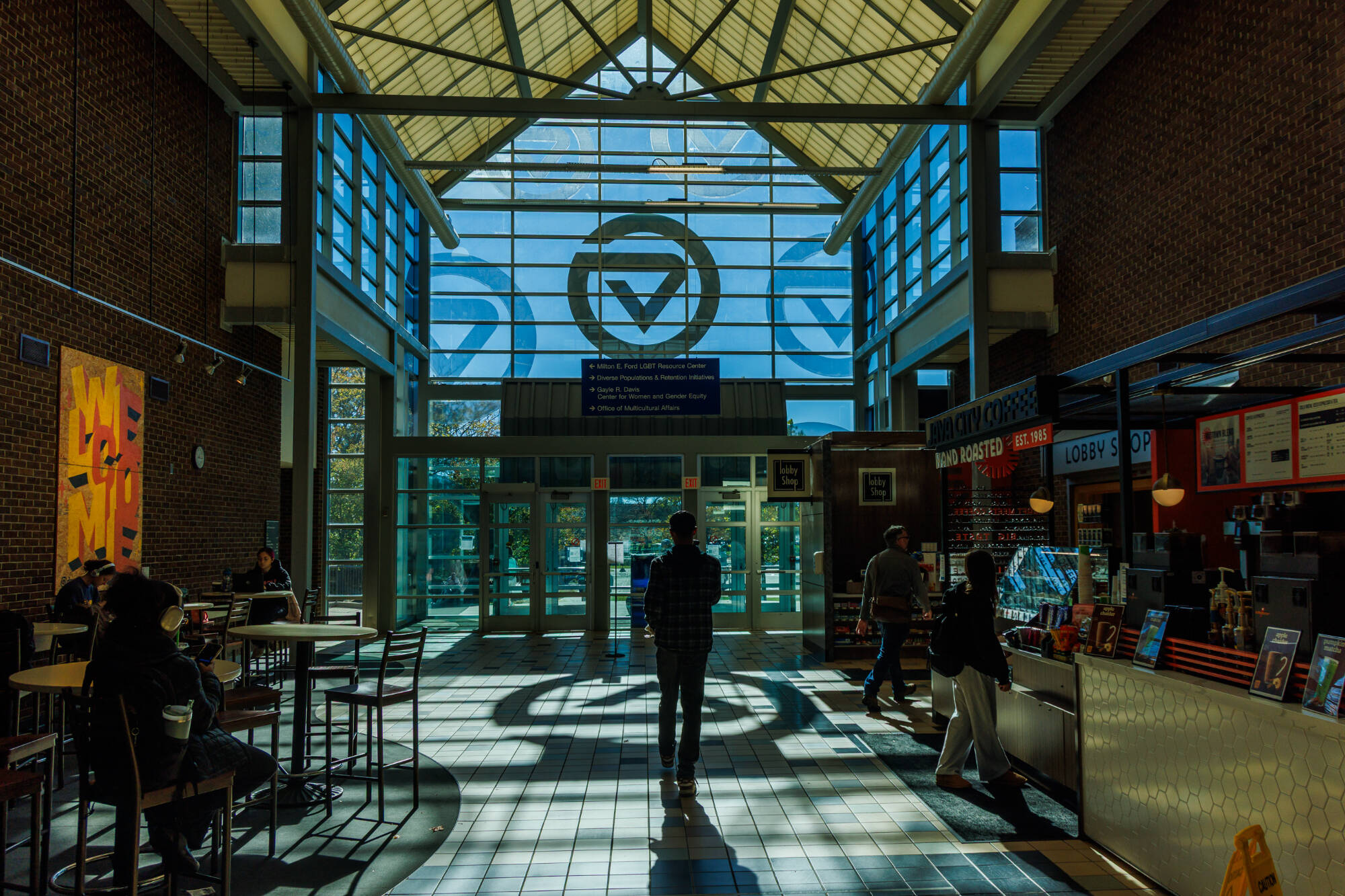 Kirkhof center at sunset